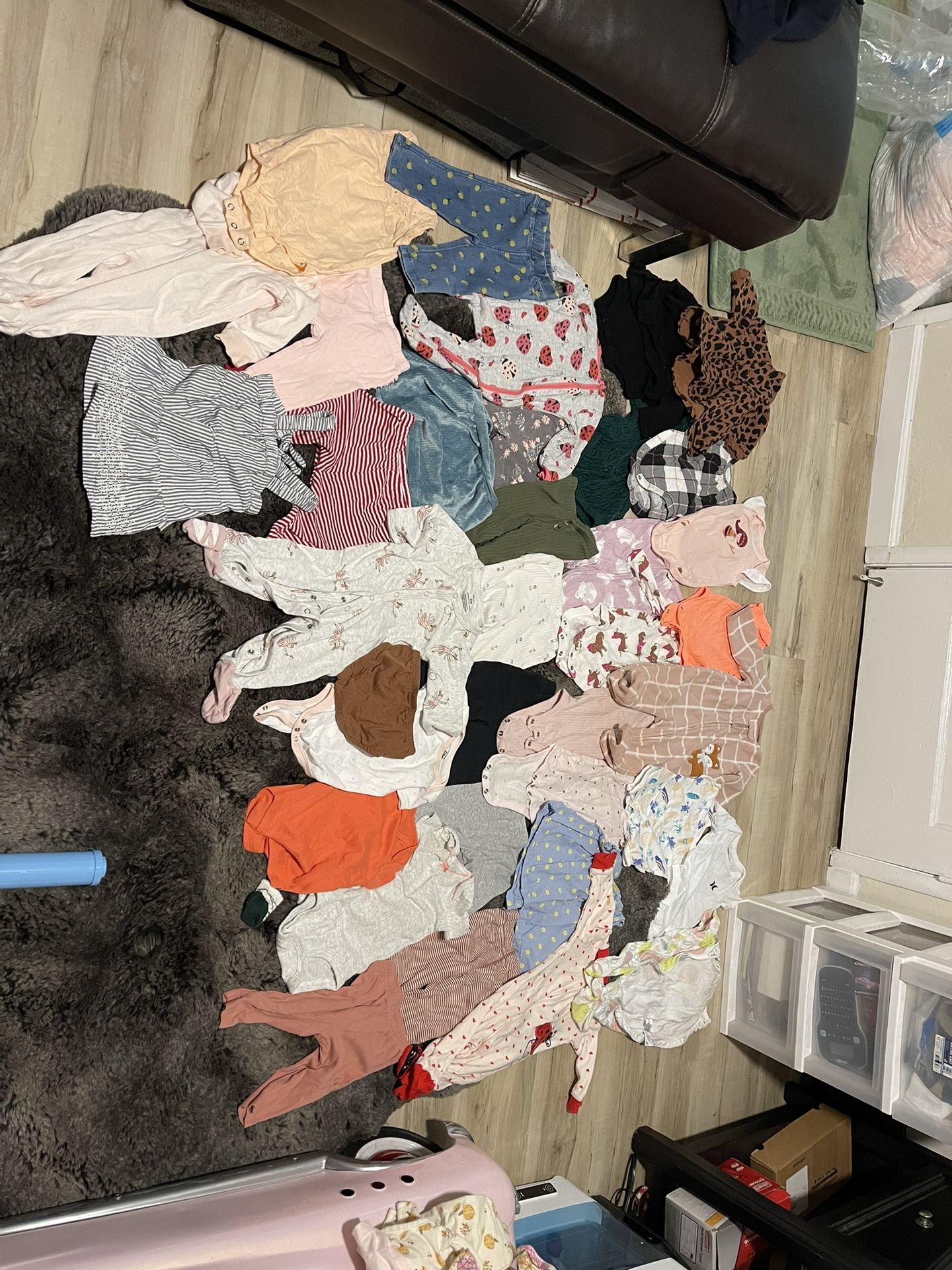 Girls Baby Cloths 6 9M 38 Pieces #2