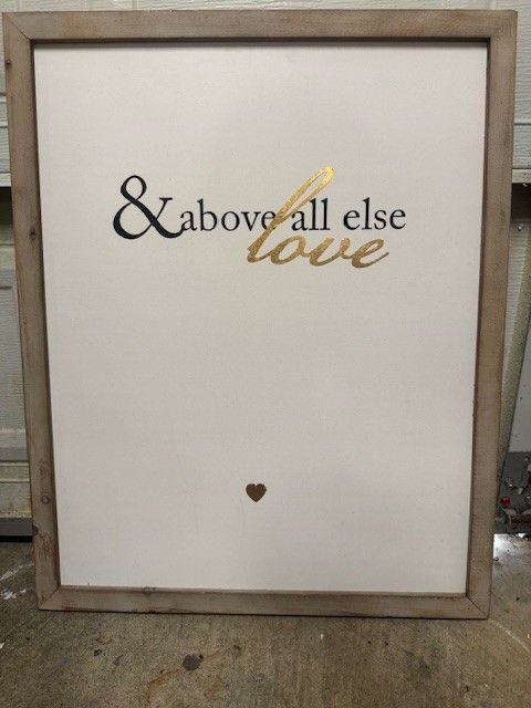 Love Saying Art Print