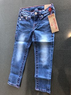 Brand new true religion jeans size 5 toddler