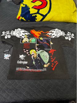 Civil Regime X One Peice Sanji Shirt-Large