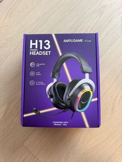 FIFINE H13BP Wired USB Gaming Headset for PC, PS4/5, Mac, Game/Chat Balance Large 50mm drivers, Crisp 7.1 Surround, Ergonomic Earpads, Active Noise Ca