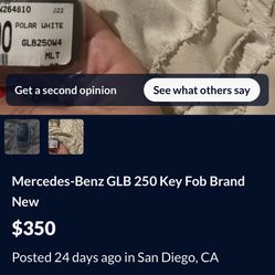 Mercedes-Benz Glb 250 Key Fob