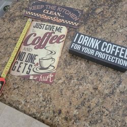 Coffee Plaques