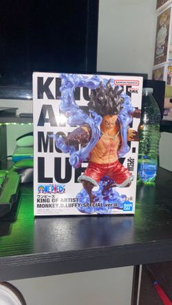 One piece luffy snake man gear 4 collectable figure and kuzan posing collectible figure