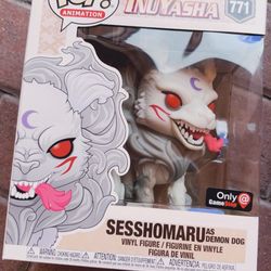 Sesshomaru funko pop game time exclusive!