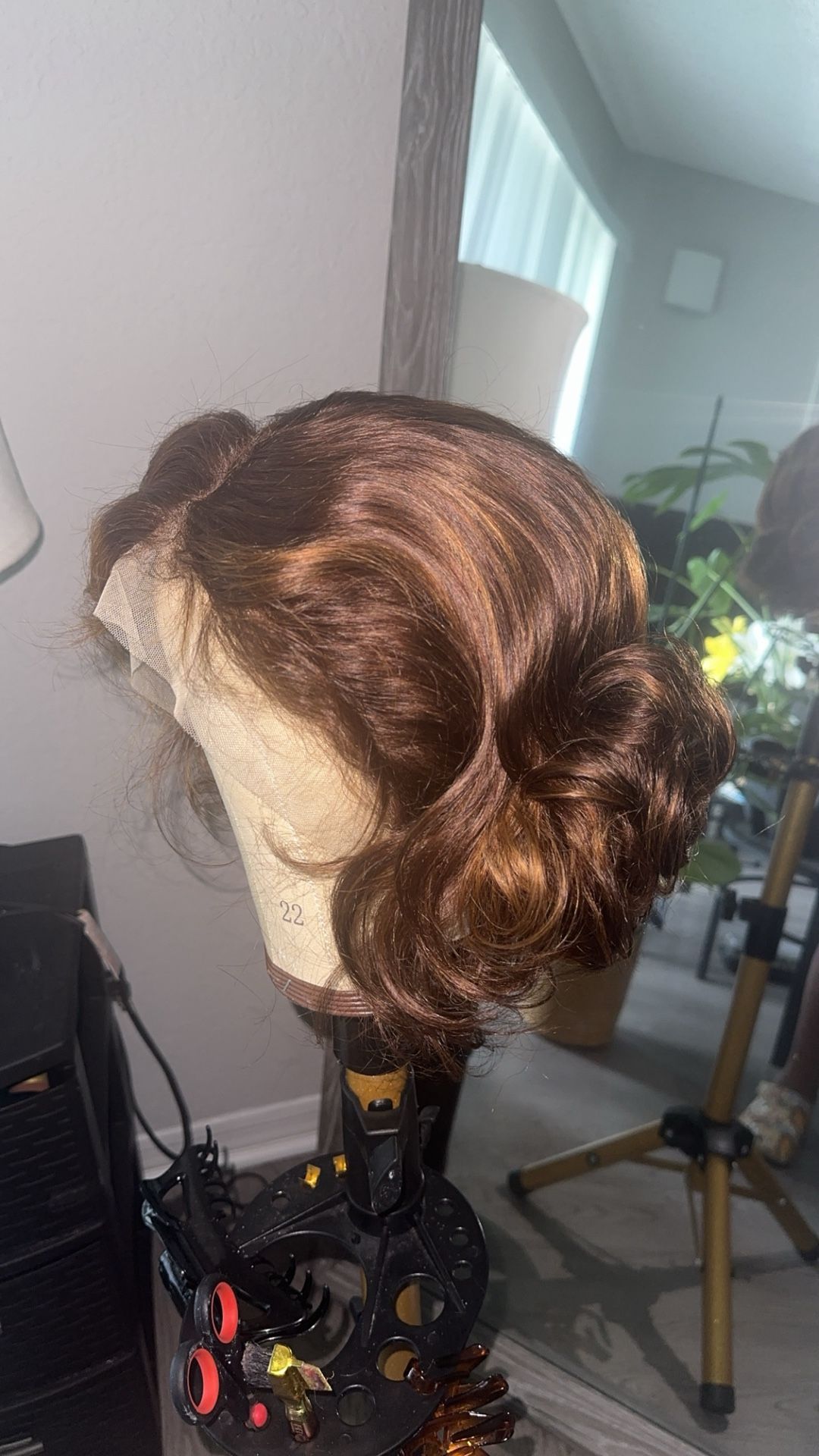 Short Highlight Human Hair 