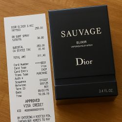 Dior Savage Elixir WITH RECEIPT 