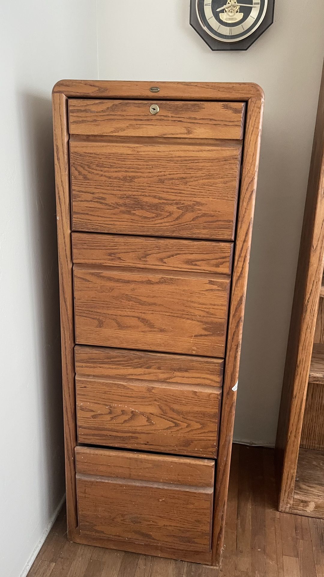 Wood Filing Cabinet 