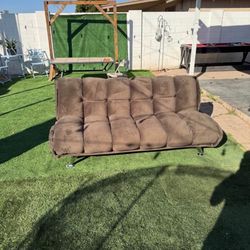 Dark Brown Futon Sofa 
