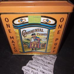 Continental Cubes Tin Canister 