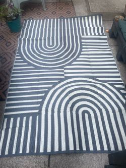 VUNATE 5’x8’ Reversible Outdoor Rug