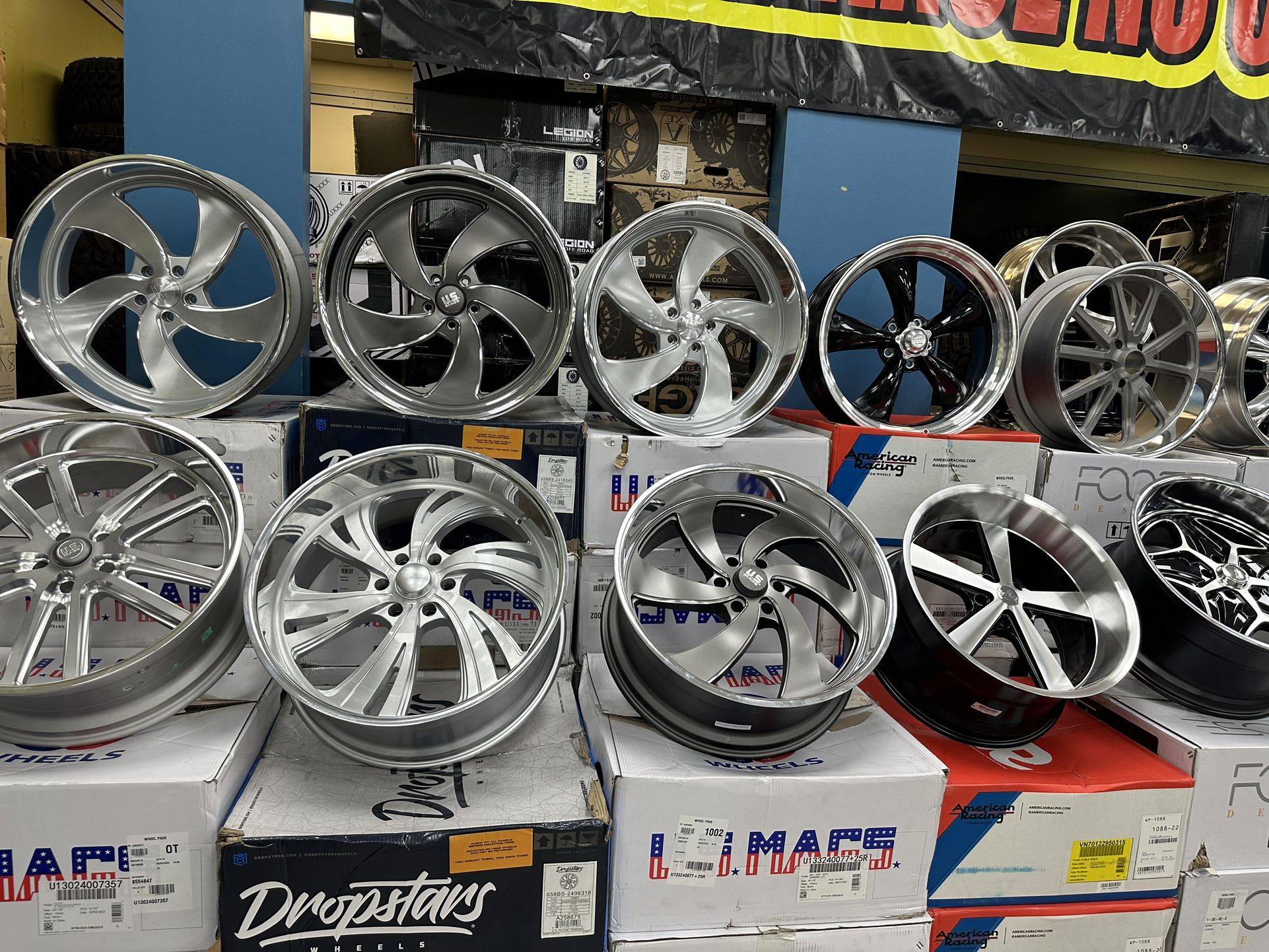Us Mag Wheels In Stock 20” 22” 24” In Stock We Offer 120 Days Option