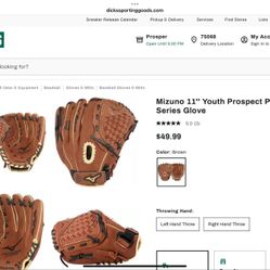 Youth Baseball Gloves 