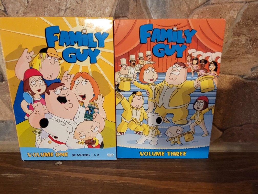 Family Guy Seasons 1, 2, And 3