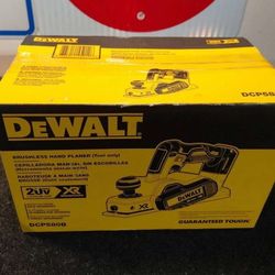 Dewalt New Planer XR Brushless 