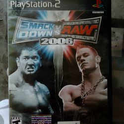 Smack Down Vs Raw 2006 PS2 Game
