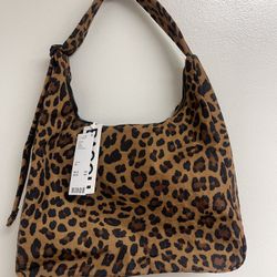 Baggu Nylon Shoulder Bag Leopard