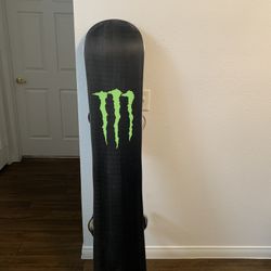 Brand New Gnu Monster Energy Edition Snowboard Size 156