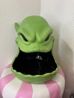 LARGE OOGIE BOOGIE CERAMIC HALLOWEEN CANDY DISH