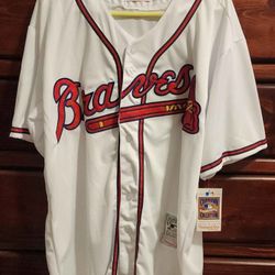 Atlanta Braves mens large Dansby Swanson jersey