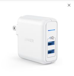 Anker PowerPort 2 with PowerIQ Charger Wall Plug 🔌 ⚡️