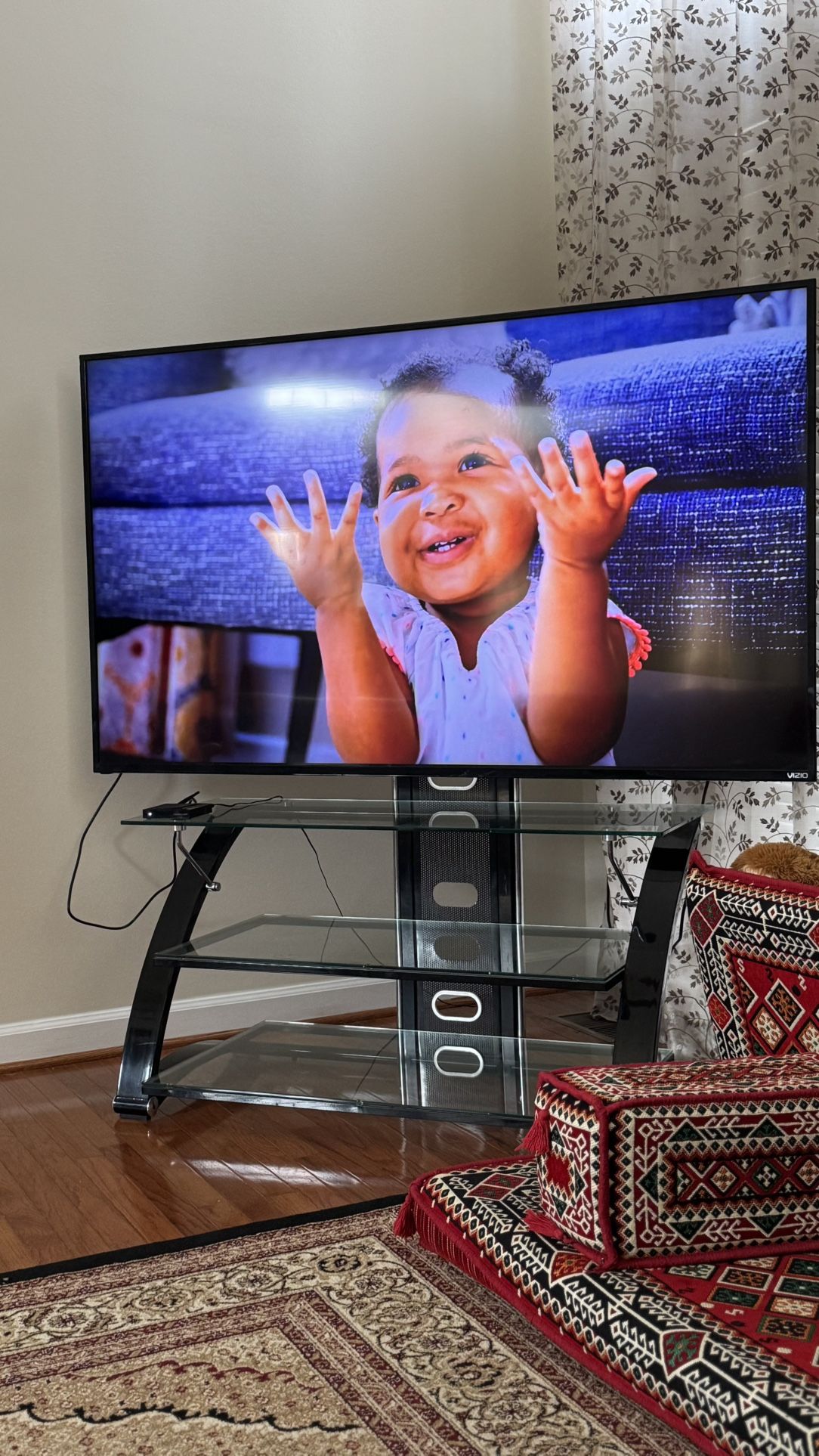 Vizio 65’ TV With Stand