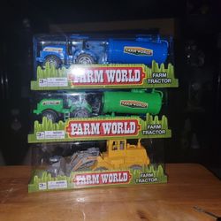(NEW) 3 FARMWORLD TRACTORS. ALL ONE PRICE