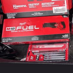 M18 Fuel Milwaukee SAWZALL GEN 2 (tool Only)