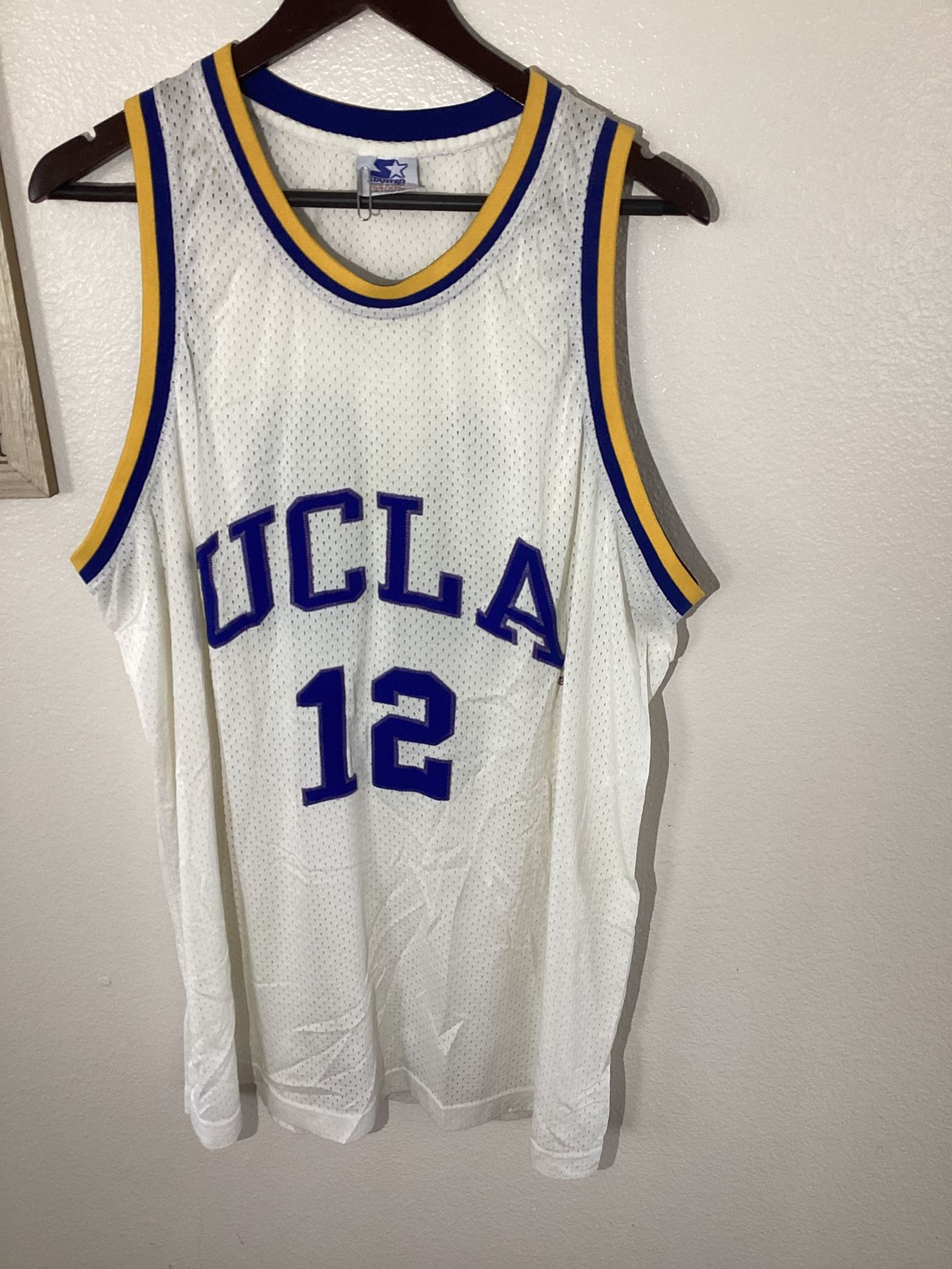 Vintage Starter UCLA University Basketball #12 Jersey Sz 2XL