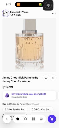 Jimmy Choo illicit market value 115 I’ll do 65