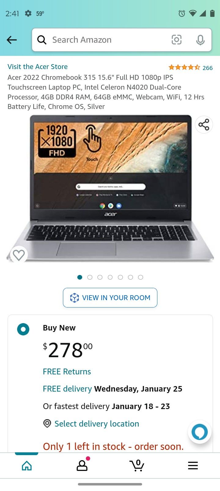 ACER 64GB NEW IN UN-OPENED BOX $150 CHROMEBOOK