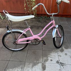 Vintage 1960s -70’s Schwinn Fair Lady Girls Stingray Bike — Pink
