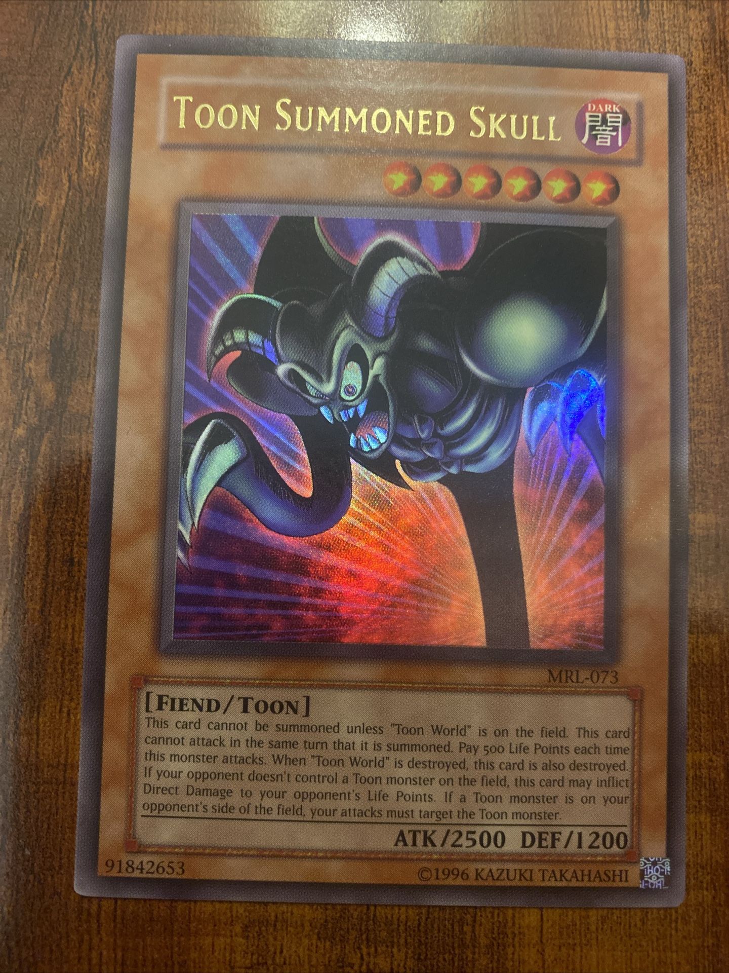 Yugioh Toon Summoned Skull MRL-073 Ultra Rare Holo Unlimited NM