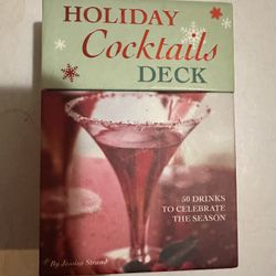 Holiday Cocktail Recipe Cards