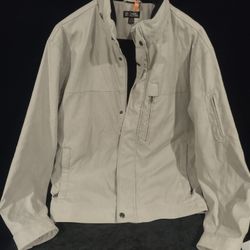 Michael Kors Men's Jacket With Hidden Nylon Hoodie