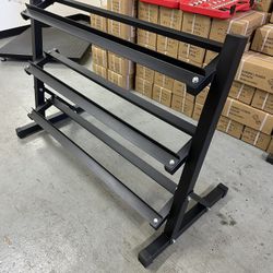 York 3 tier dumbbell rack sales