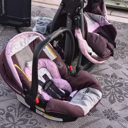 Matching Car Seat And Stroller Set