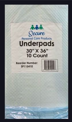 Pee Pads 30” x 36” (Qty 100 per box)