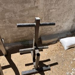 Weight Plate Tree / Storage Rack – Heavy Duty (Make An Offer)