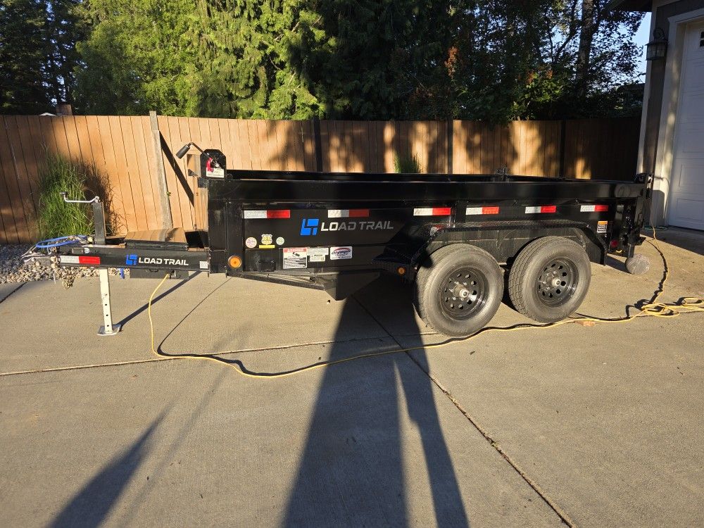 Tractor And Dump Trailer