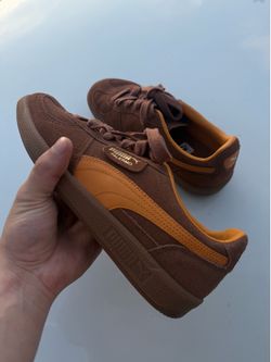 Palermo "Brown Mushroom/Ginger Tea" sneakers