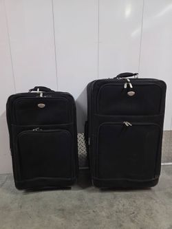 $38 for Both, Lot of (2) Large Luggage, All Black.