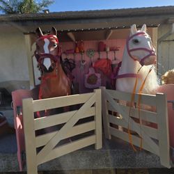 American Girl Doll Horse And Stable