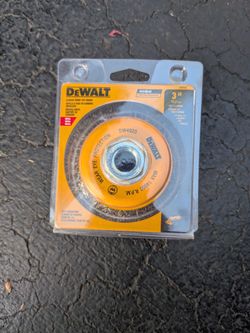 DeWalt 3 inch angle grinder wire brush