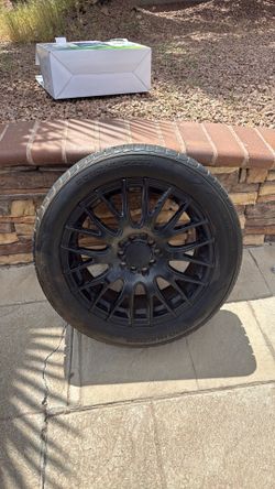 Spare tire and rim