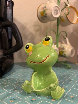 Ceramic Frog Figurine