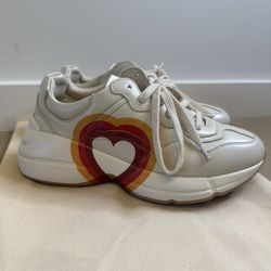 Gucci Wmns Rhyton “Interlocking G & Hearts” (Used)