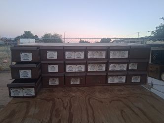 Metal 18 draw cabint OBO