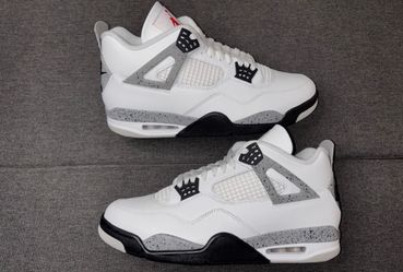 White cement Jordan 4