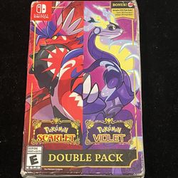 Pokemon Scarlet & Pokemon Violet Double Pack for Nintendo Switch NIB